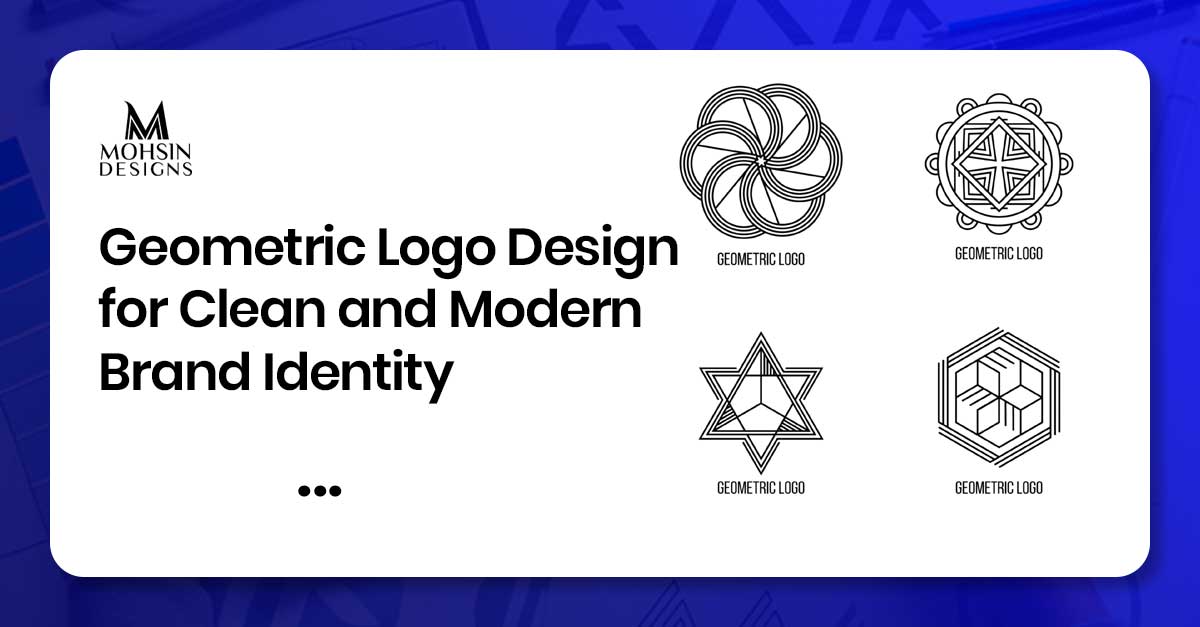 Geometric Logo Design for Clean and Modern Brand Identity