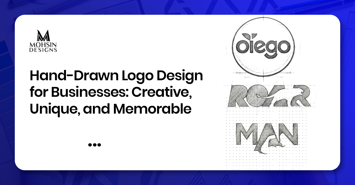 Hand-Drawn Logo Design for Businesses: Creative, Unique, and Memorable