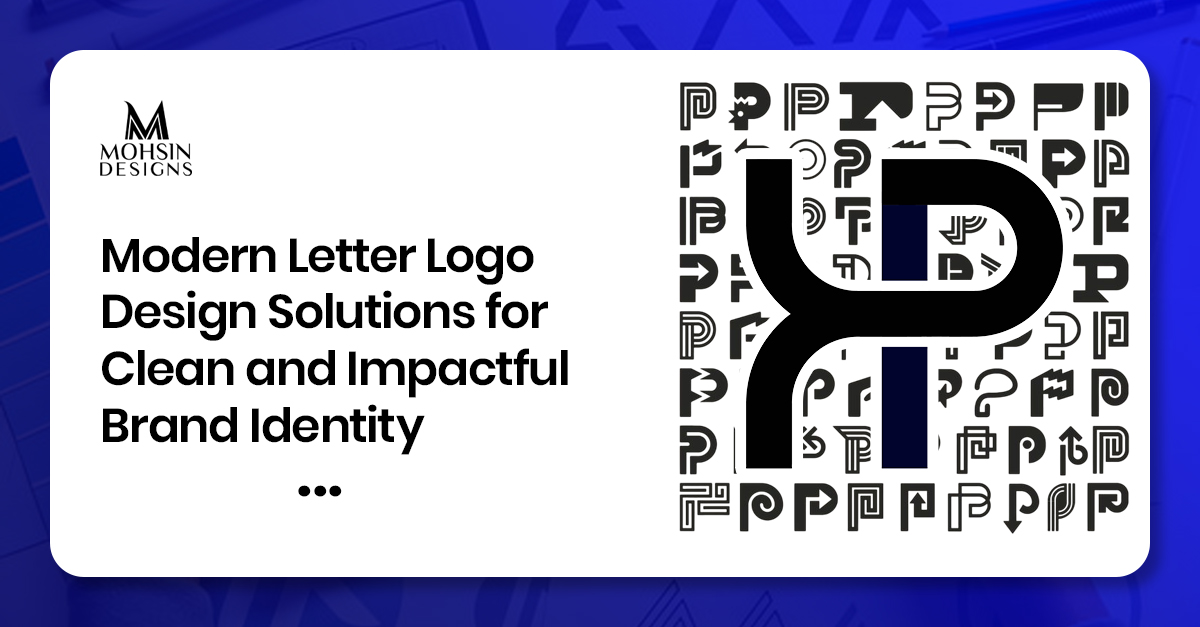 Modern Letter Logo Design Solutions for Clean and Impactful Brand Identity