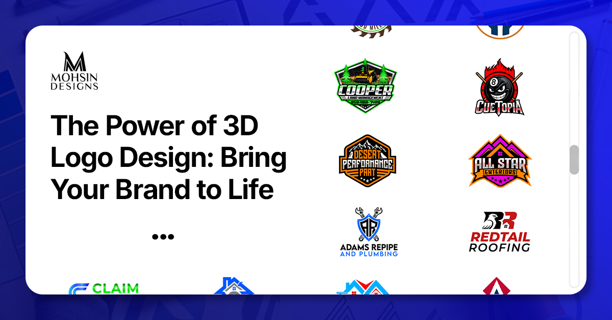 The Power of 3D Logo Design: Bring Your Brand to Life